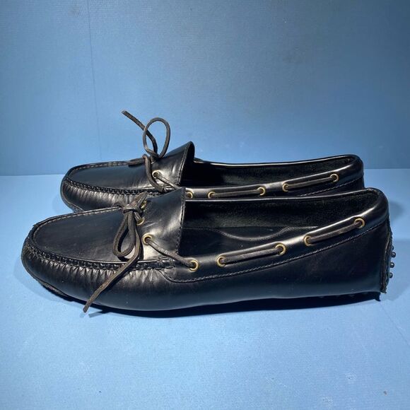 COPY - Cole Haan Gunnison II Mens 11 D Driving Loafers Black Moc Toe Casual Lac… - Picture 4 of 8